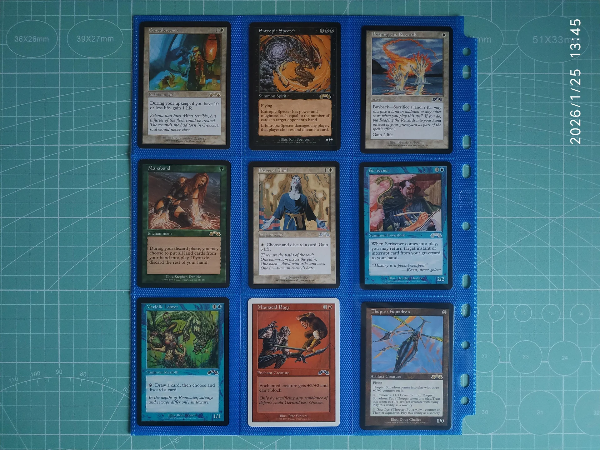 Набор карт MTG из сэта Exodus (ENG) - миниатюра 2