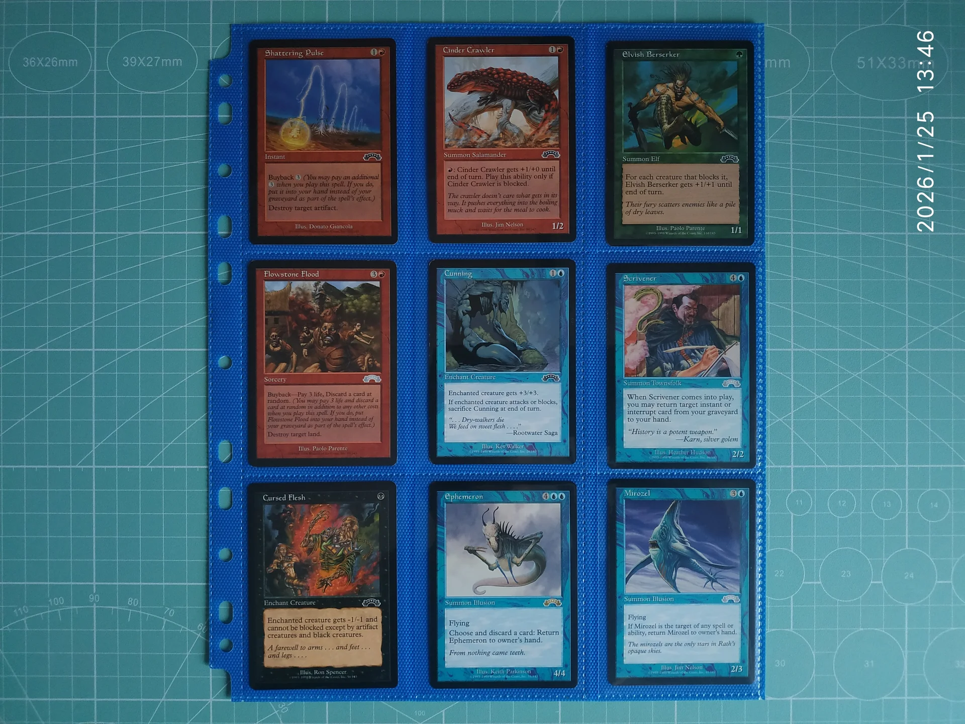 Набор карт MTG из сэта Exodus (ENG) - миниатюра 3