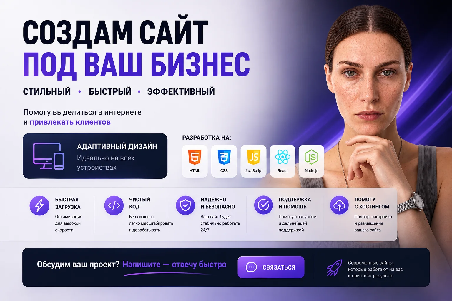 Дизайн и верстка сайта под ваш бизнес - изображение 1