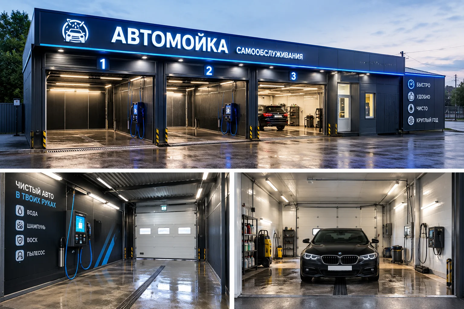 ДЕЙСТВУЮЩАЯ АВТОМОЙКА САМООБСЛУЖИВАНИЯ | 3 ПОСТА | - изображение 1
