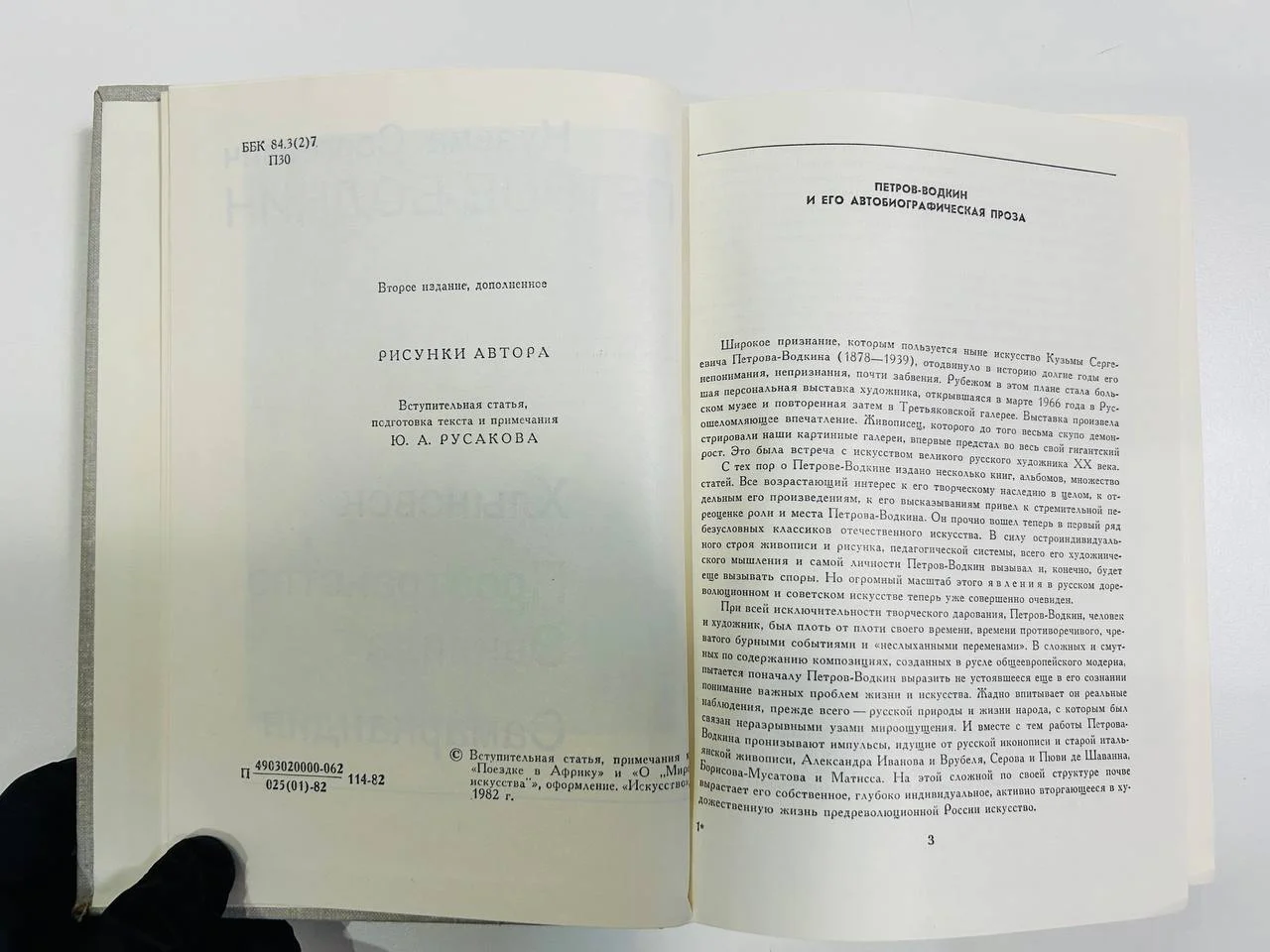 Книга Хлыновск Пространство Эвклида Самаркандия К.С. Петров-Водкин 1982 год - миниатюра 4