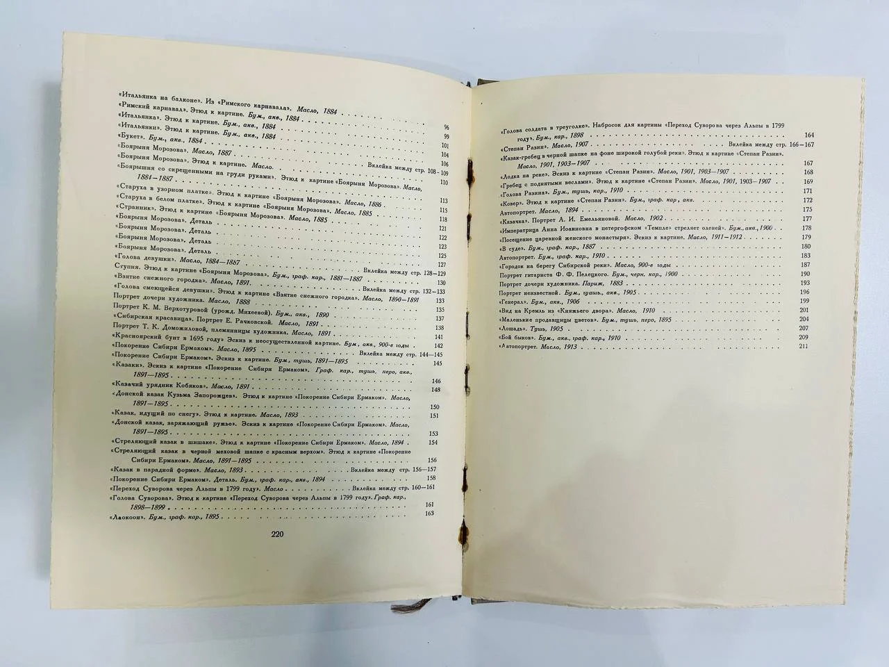 Книга Альбом И.Е. Суриков И. Евдокимов 1940 год - миниатюра 5