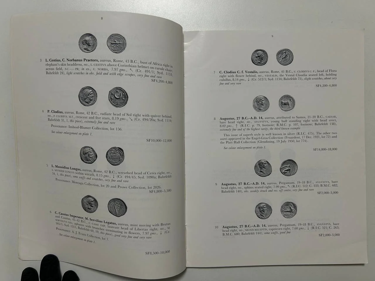 Каталог монет Sotheby’s Ancient Coins Zurich 1986 г. - миниатюра 3