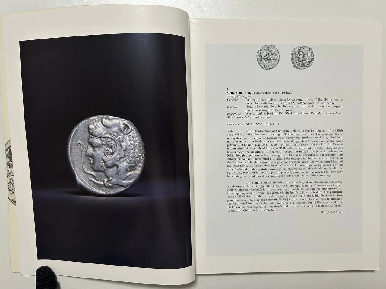 Каталог монет Sotheby’s Greek Roman Coins Zurich 1993 г. - миниатюра 3