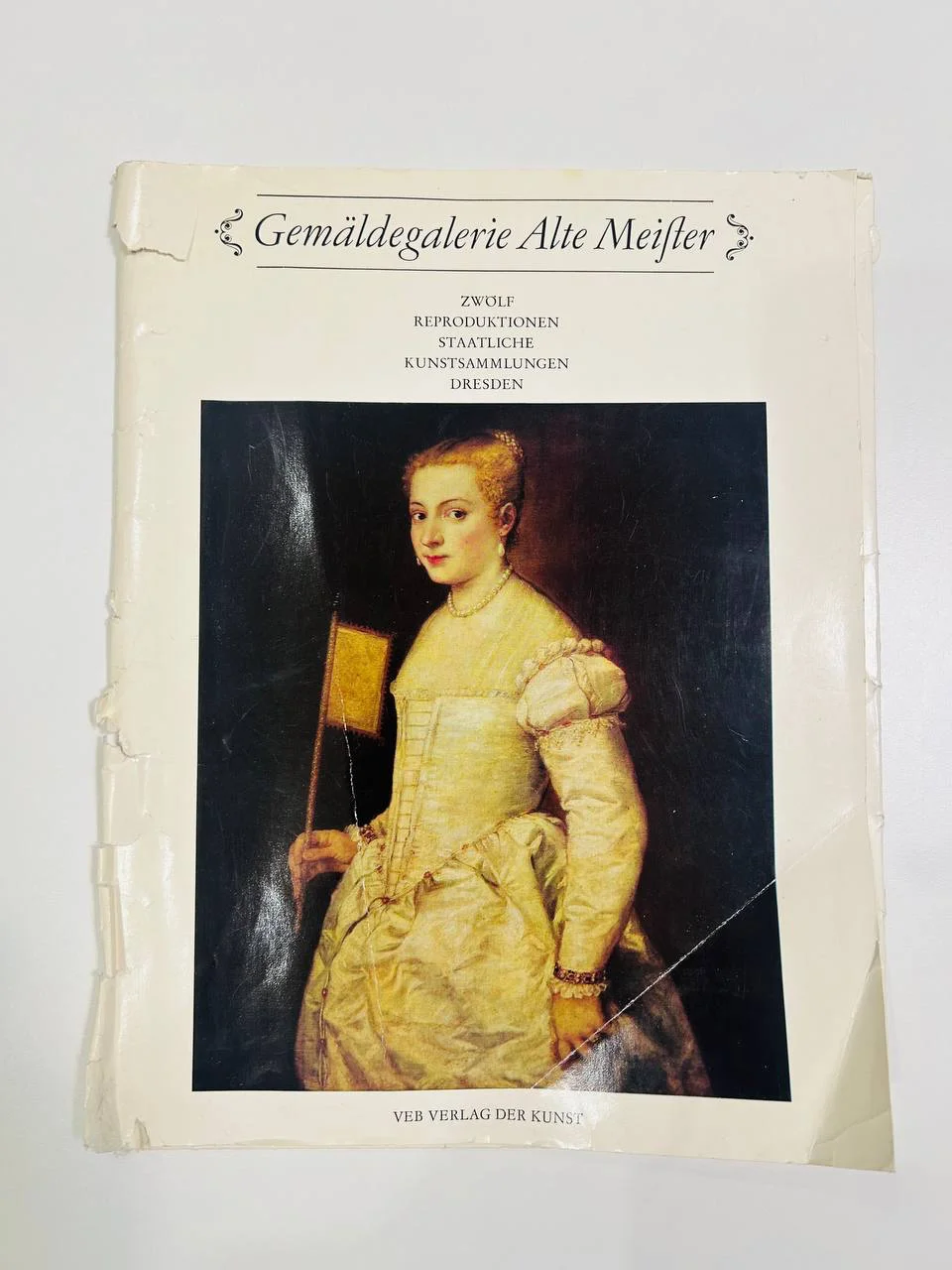 Книга Альбом Gemaldegalerie Alte Meifter 12 репродукций 1978 год - изображение 1
