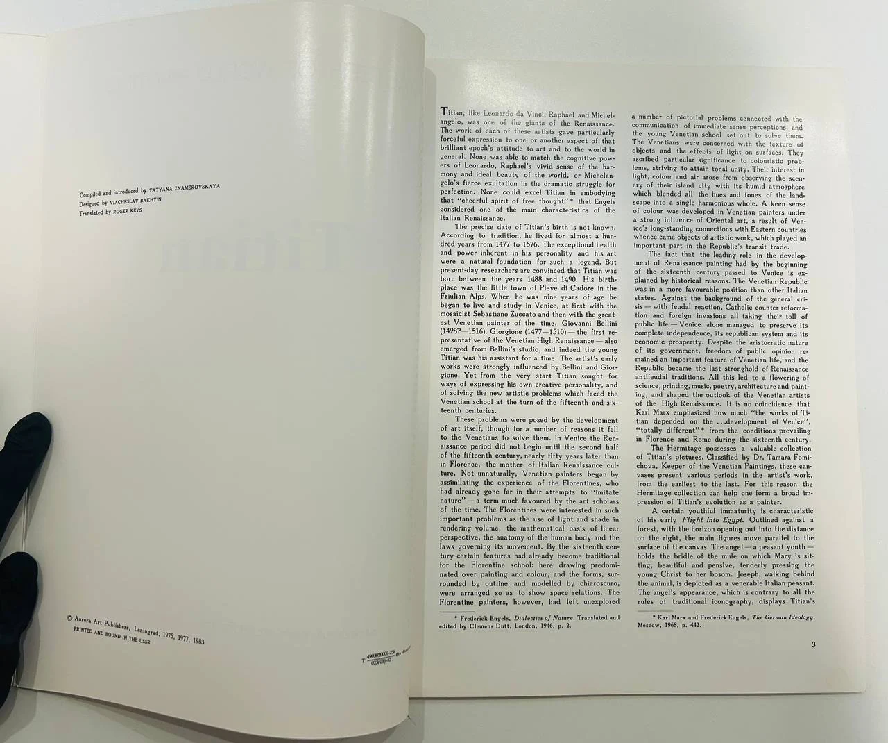 Книга Альбом Мастера мировой живописи Titian Тициан 1983 год - миниатюра 3