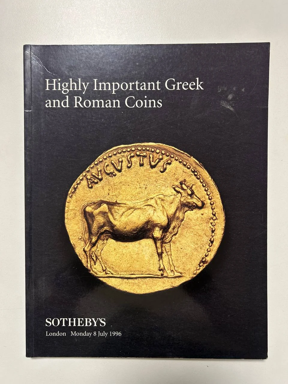 Каталог монет Sotheby’s Greek Roman Coins Zurich 1996 г. - изображение 1