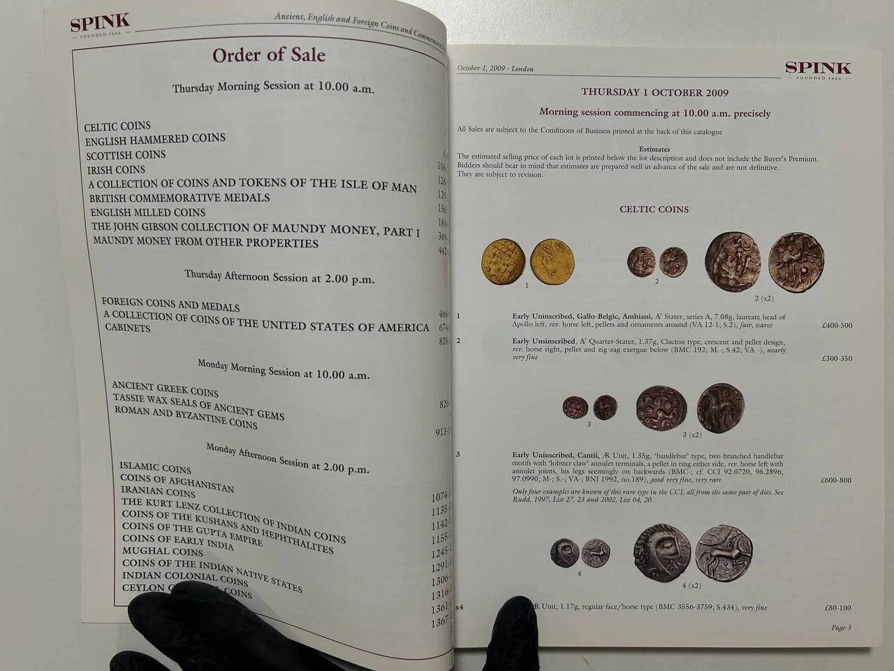Каталог монет Ancient, English Coins Spink London GB 2009 - миниатюра 3