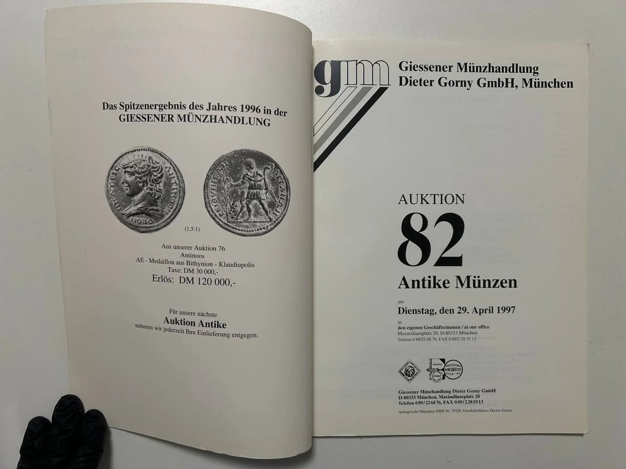 Каталог монет №82 Gorny & Mosch 1997 Munchen - миниатюра 2