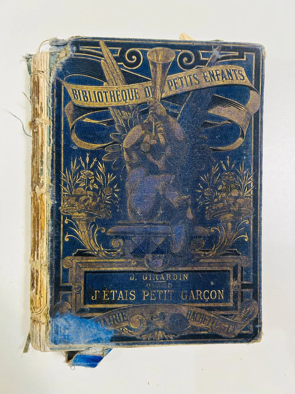 Книга Quand j’etais petit garçon Girardin 1884 год Когда я был маленьким мальчиком - изображение 1