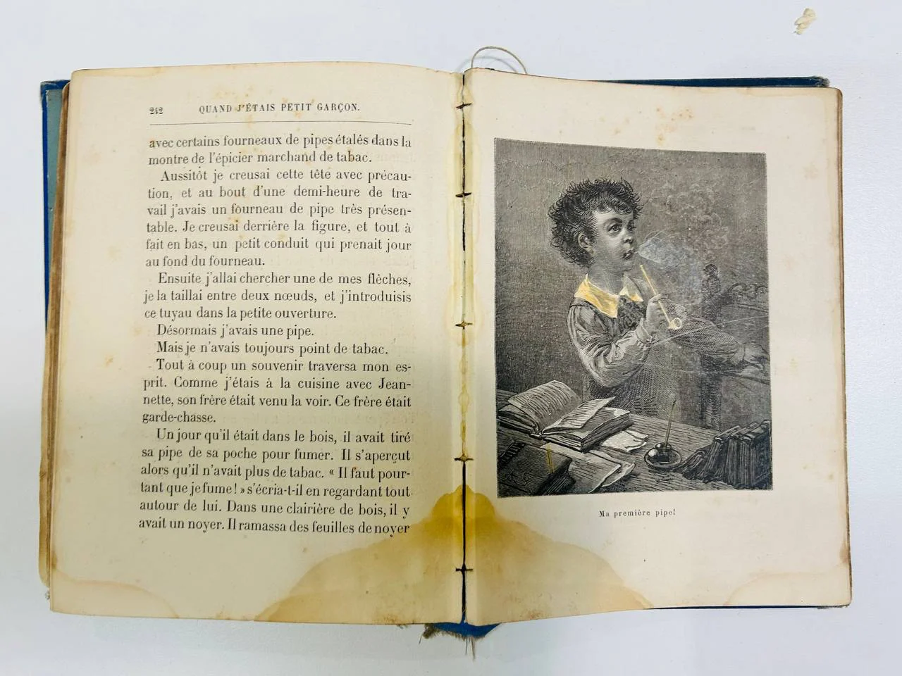 Книга Quand j’etais petit garçon Girardin 1884 год Когда я был маленьким мальчиком - миниатюра 7