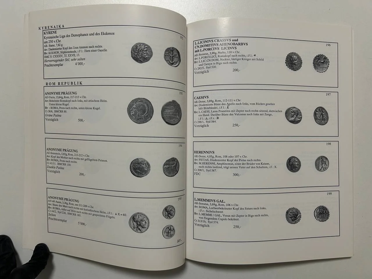 Каталог монет 1500 Jahre Munzpragekunst Munzauktion Tkalec AG 1992 - миниатюра 4