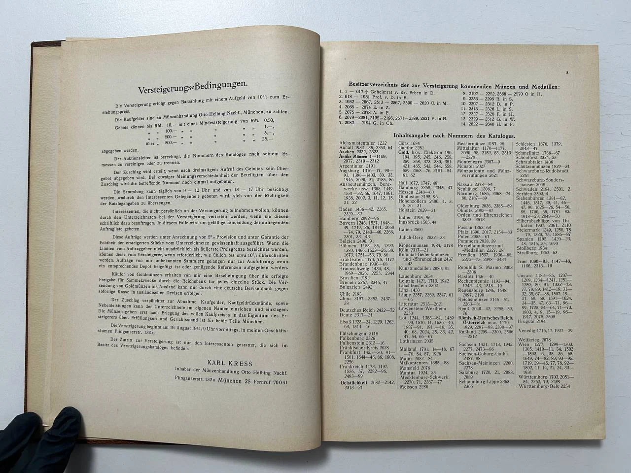 Каталог монет Versteigerungs Katalog 83 Griechische und romische MUnzen 19 August 1941 Munchen - миниатюра 4