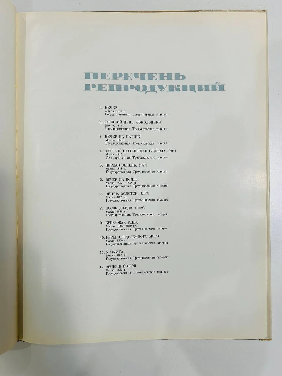 Альбом репродукций Книга И.И. Левитан 24 репродукции ИЗОГИЗ 1963 год - миниатюра 5