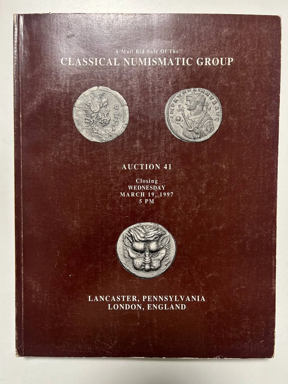Каталог монет №41 Classical Numismatic Group 1997 England - изображение 1