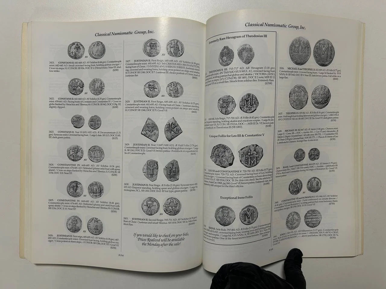 Каталог монет №41 Classical Numismatic Group 1997 England - миниатюра 5