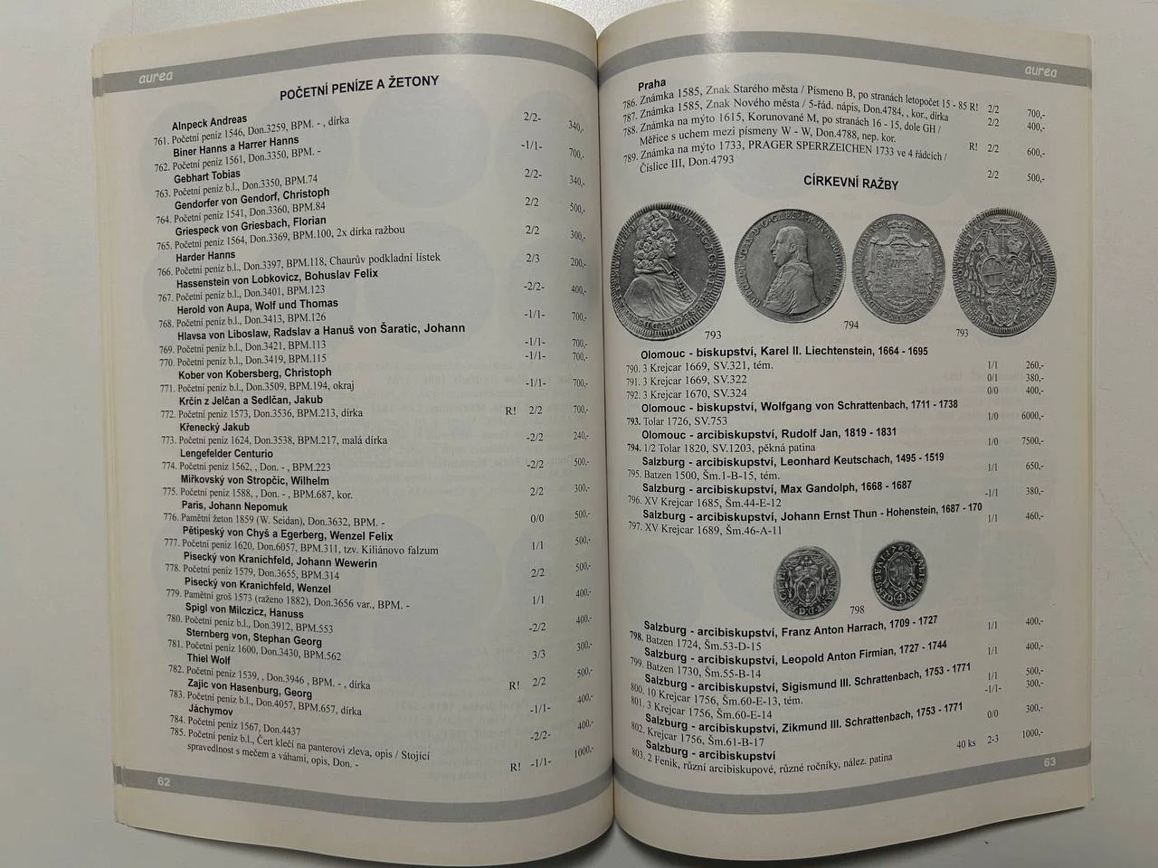 Каталог монет №7 KD Eden aurea Numismatica Praha 2003 г. - миниатюра 4