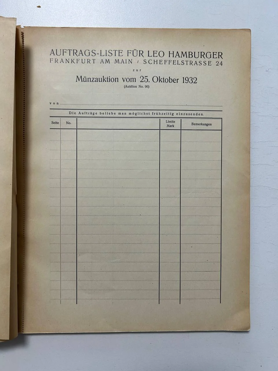 Каталог монет LEO HAMBURGER, FRANKFURT AM MAIN Auktions-Katalog No. 96  25 октября 1932 год - миниатюра 4