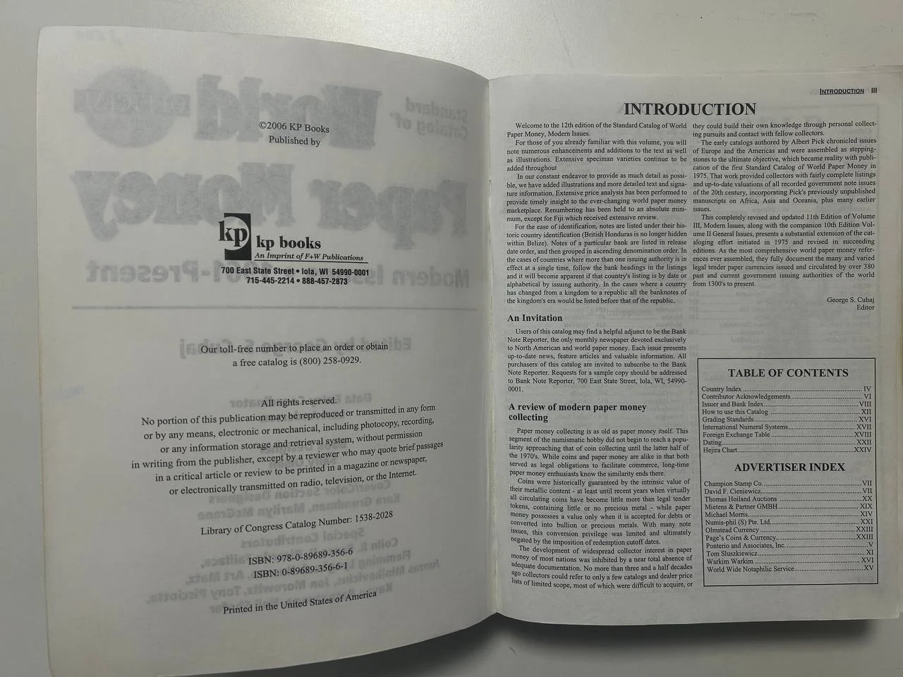 Каталог банкнот Krause Standard Catalog of World Paper Money 1961, Modern Issues 12th edition - миниатюра 3