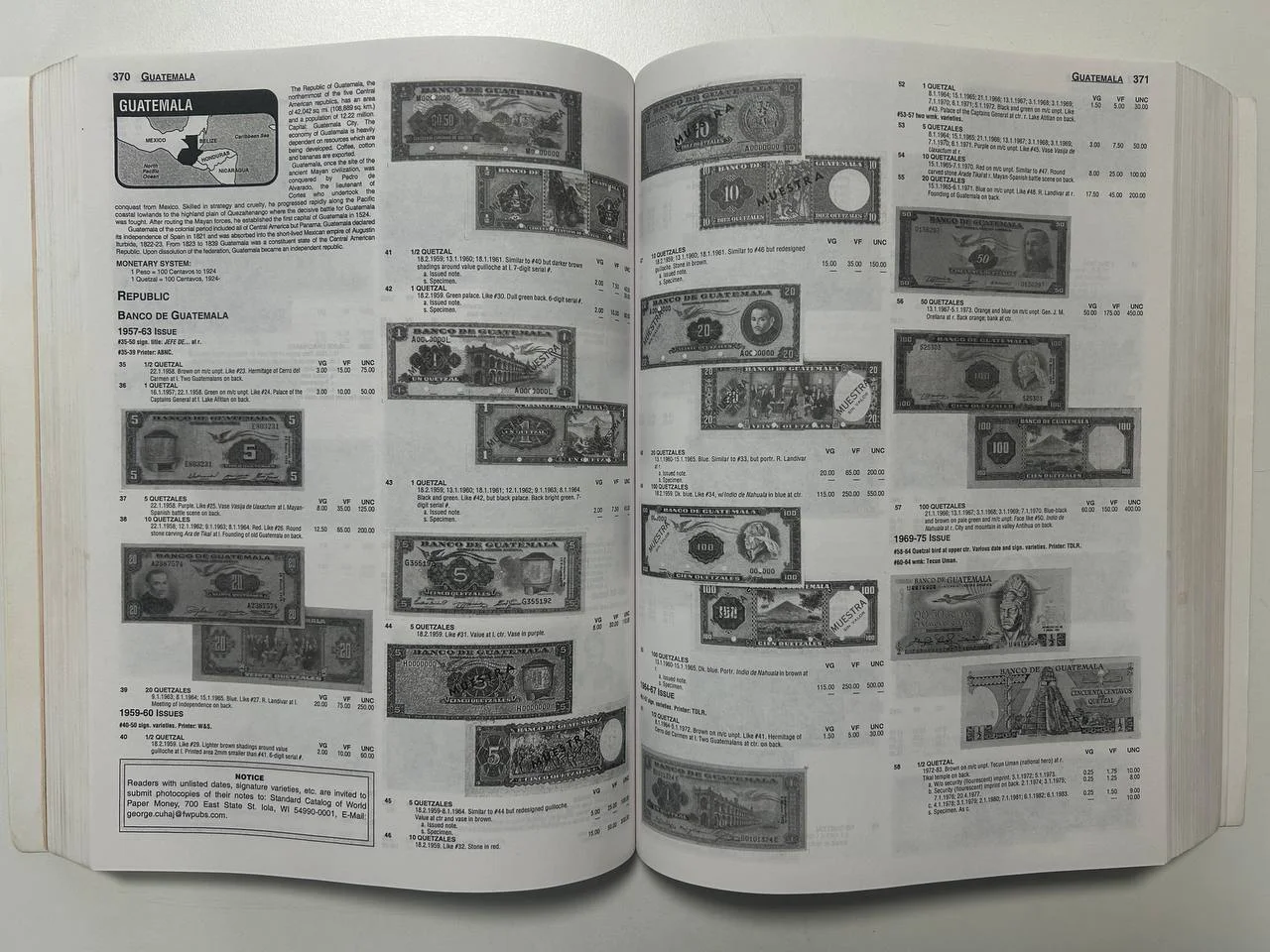 Каталог банкнот Krause Standard Catalog of World Paper Money 1961, Modern Issues 12th edition - миниатюра 5