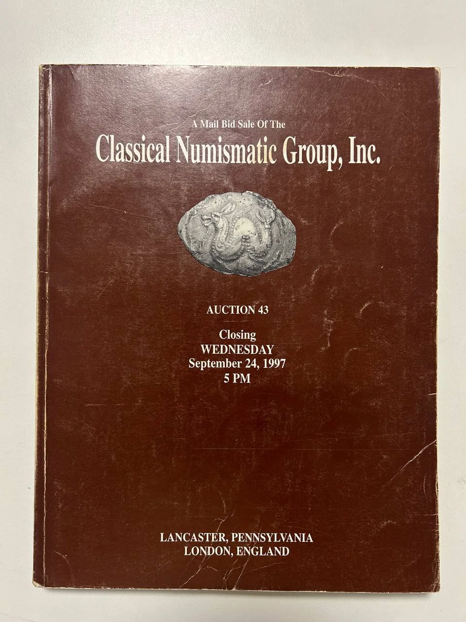 Каталог монет №43 Classical Numismatic Group 1997 England - изображение 1