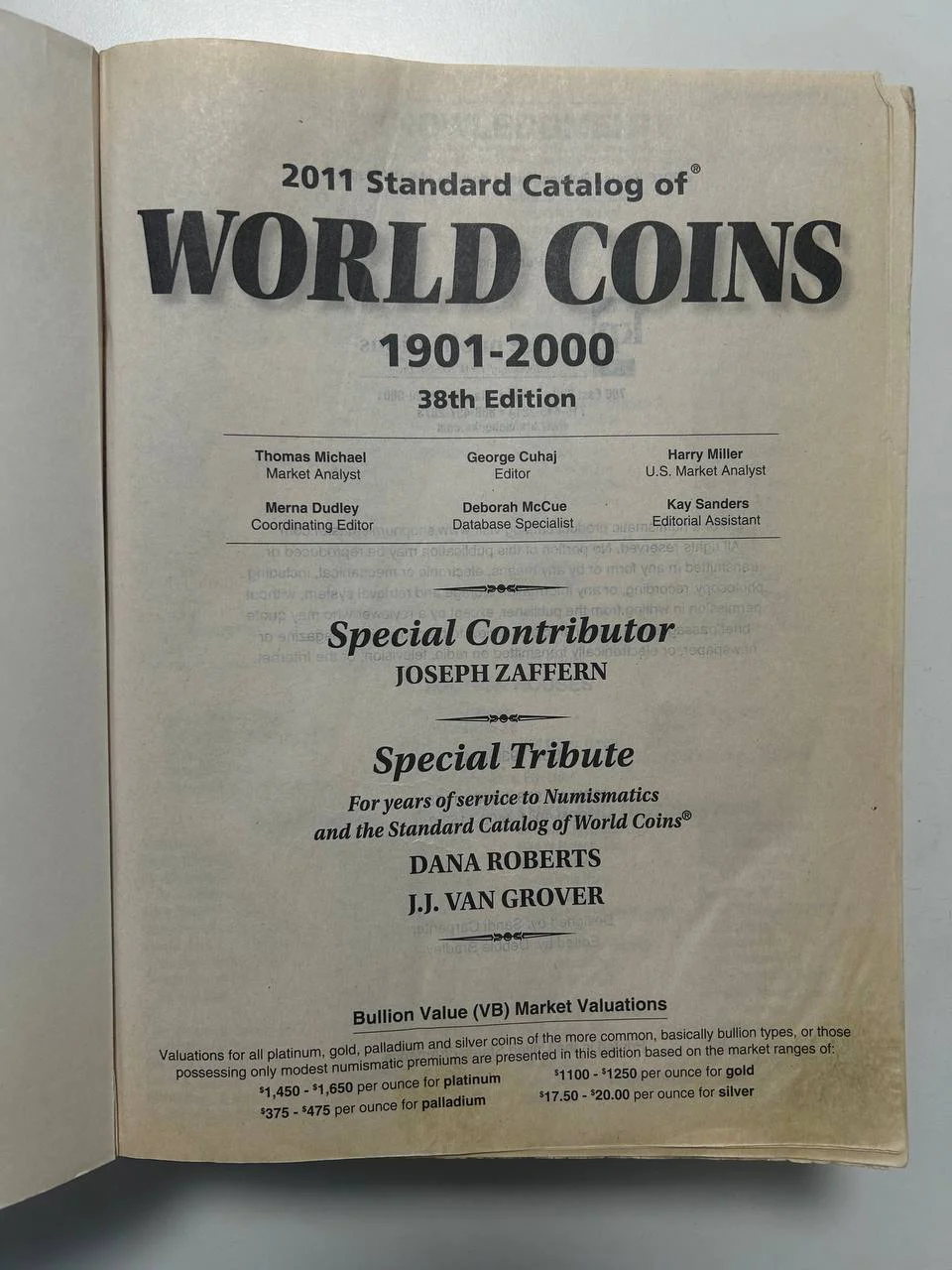 Каталог монет Krause 2011 Standard Catalog of World Coins 20th Century 1901-2000 38th edition - миниатюра 2
