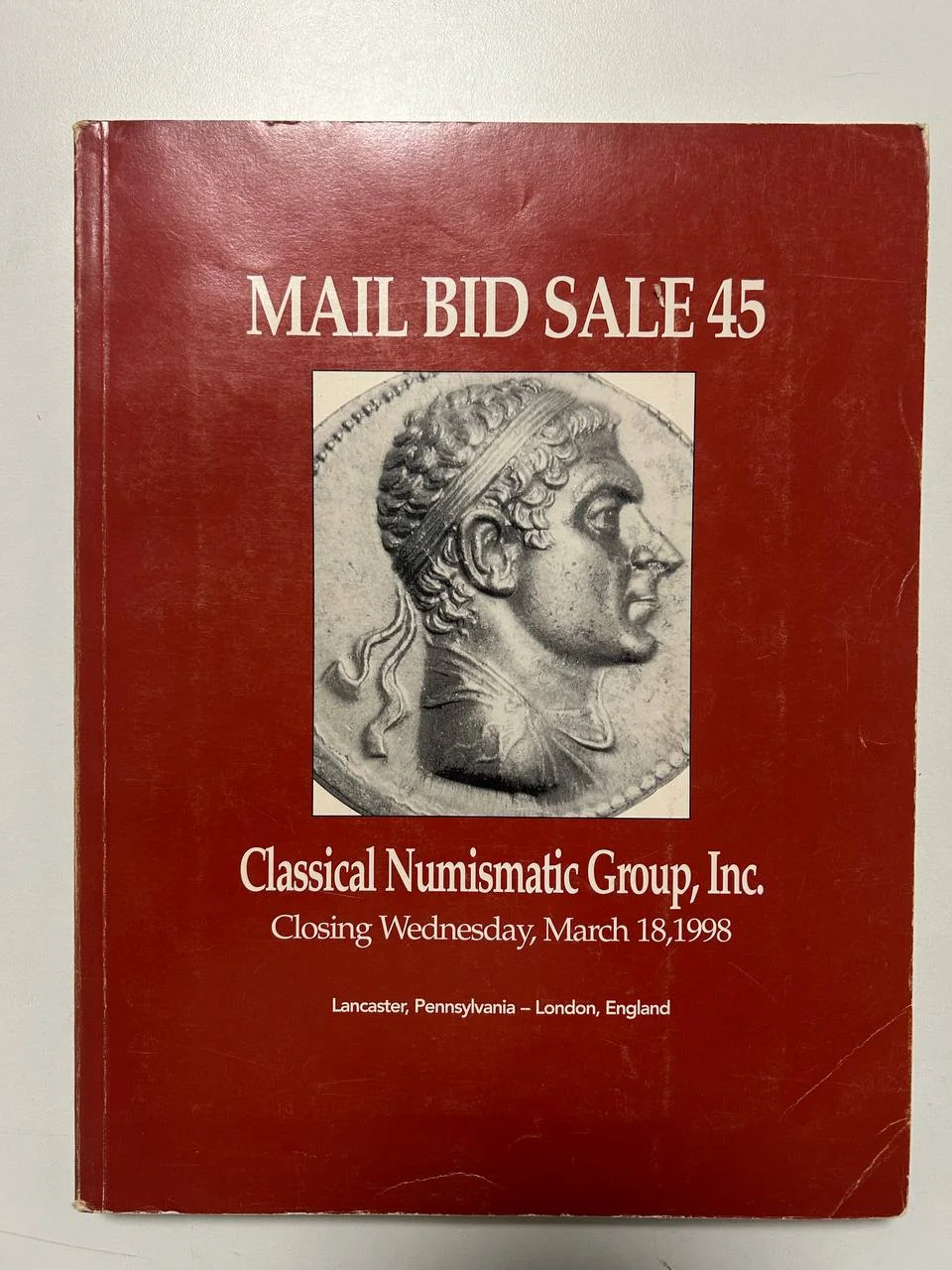 Каталог монет №45 Classical Numismatic Group 1998 England - изображение 1