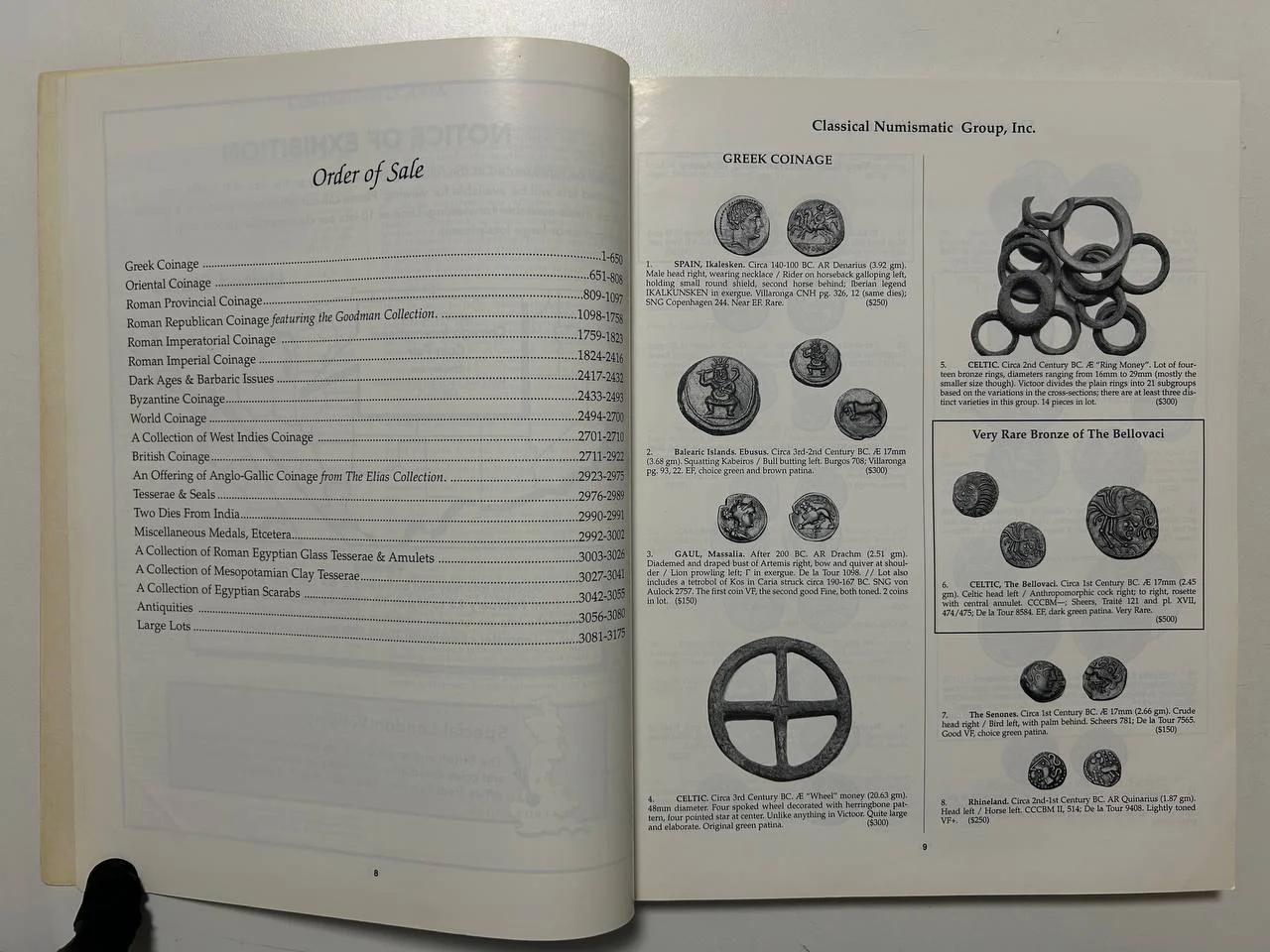 Каталог монет №45 Classical Numismatic Group 1998 England - миниатюра 4