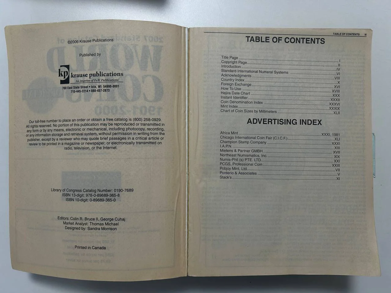 Каталог монет Krause 2007 Standard Catalog of World Coins 20th Century 1901-2000 34th edition - миниатюра 3
