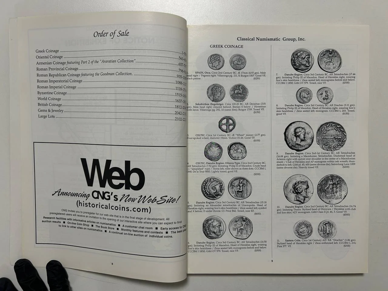 Каталог монет №46 Classical Numismatic Group 1998 England - миниатюра 4