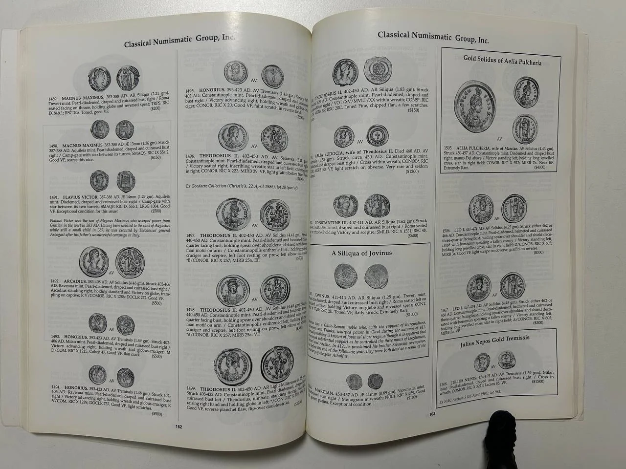 Каталог монет №46 Classical Numismatic Group 1998 England - миниатюра 6