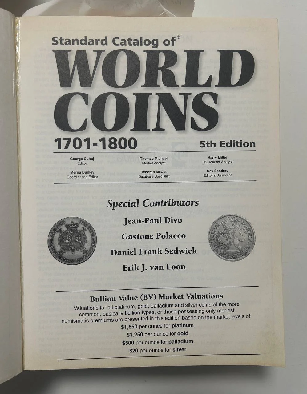Каталог монет Krause Standard Catalog of World Coins 18th Century 1701-1800 5th edition - миниатюра 2