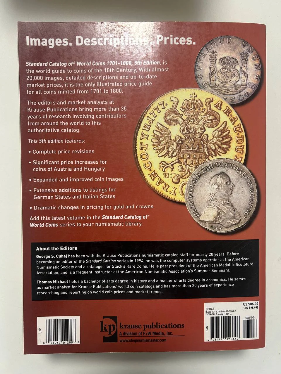 Каталог монет Krause Standard Catalog of World Coins 18th Century 1701-1800 5th edition - миниатюра 6
