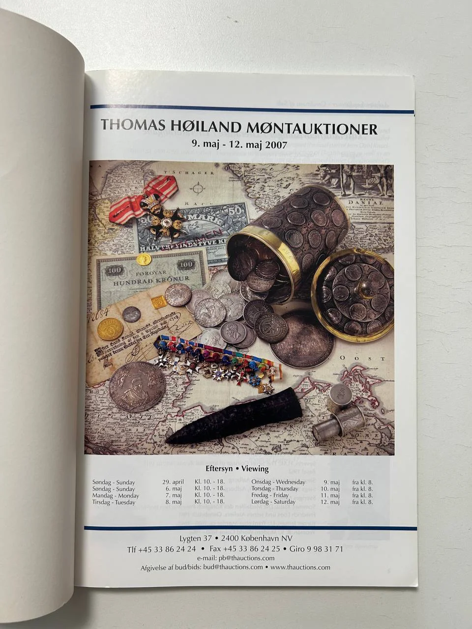 Каталог монет 113. THOMAS HOILAND MONTAUKTION 9.-12. MAJ 2007 LYGTEN KOBENHAVN - миниатюра 2