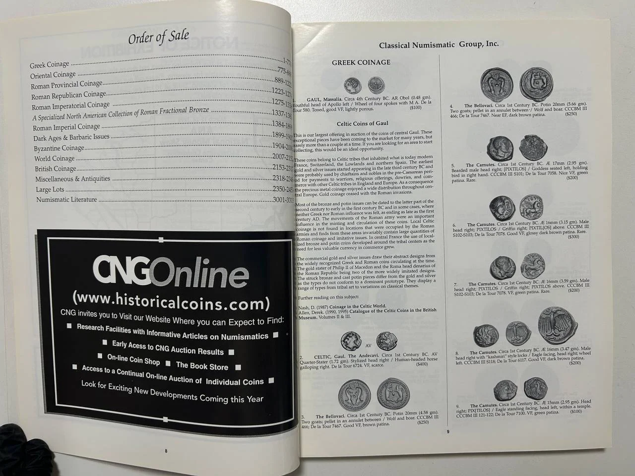 Каталог монет №49 Classical Numismatic Group 1999 England - миниатюра 4