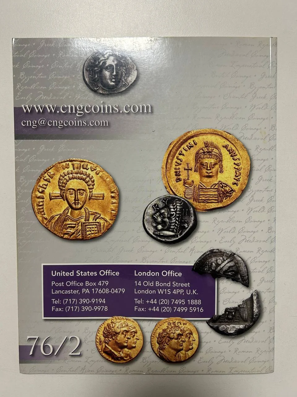 Каталог монет №76/2 Classical Numismatic Group 2007 England - миниатюра 7