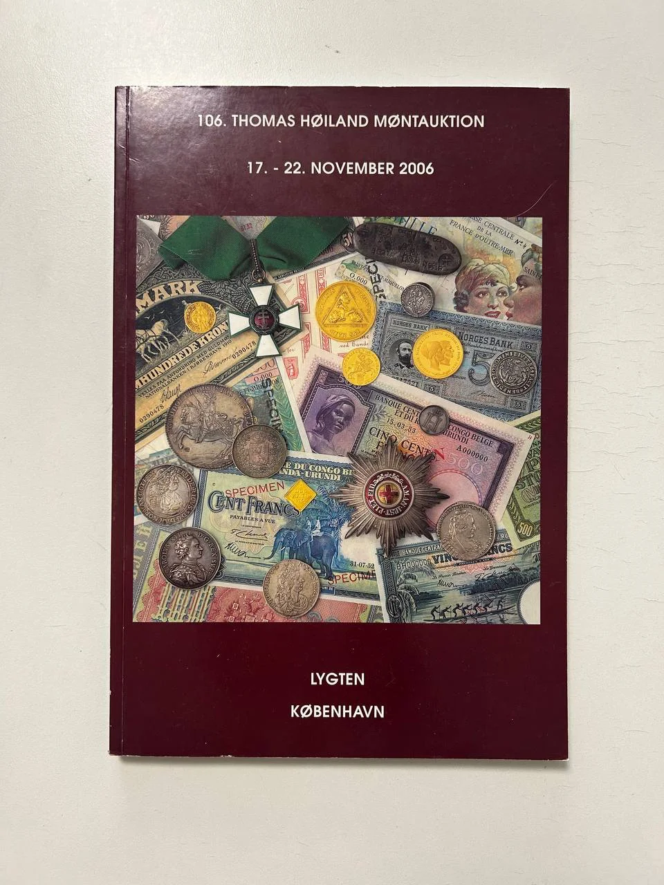 Каталог монет 106. THOMAS HOILAND MONTAUKTION 17.-22. November 2006 LYGTEN KOBENHAVN - изображение 1