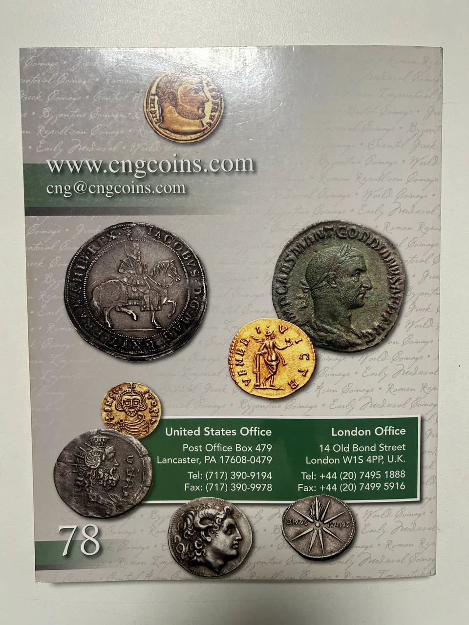 Каталог монет №78 Classical Numismatic Group 2008 England - миниатюра 7