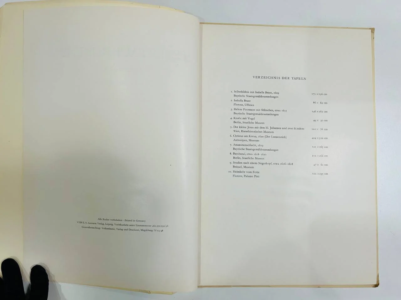 Альбом репродукций Книга Рубенс Rubens 10 репродукций Германия Иностранная - миниатюра 3
