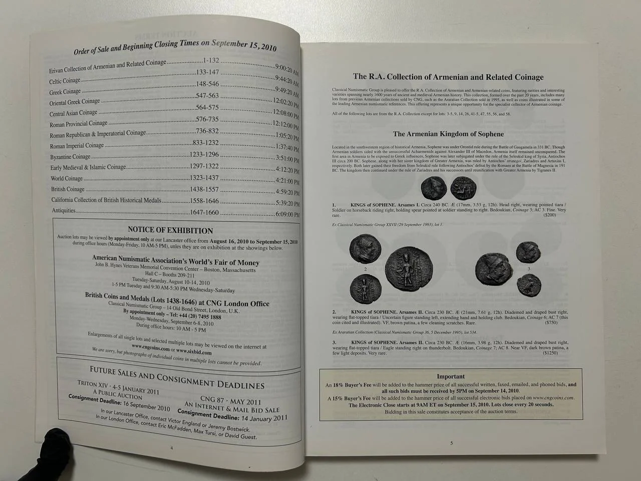 Каталог монет №85 Classical Numismatic Group 2010 England - миниатюра 4
