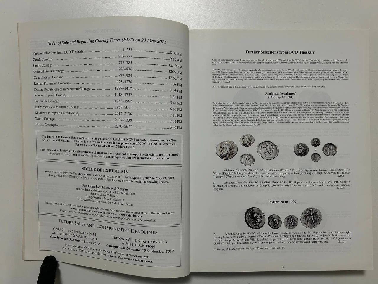 Каталог монет №90 Classical Numismatic Group 2012 England - миниатюра 4