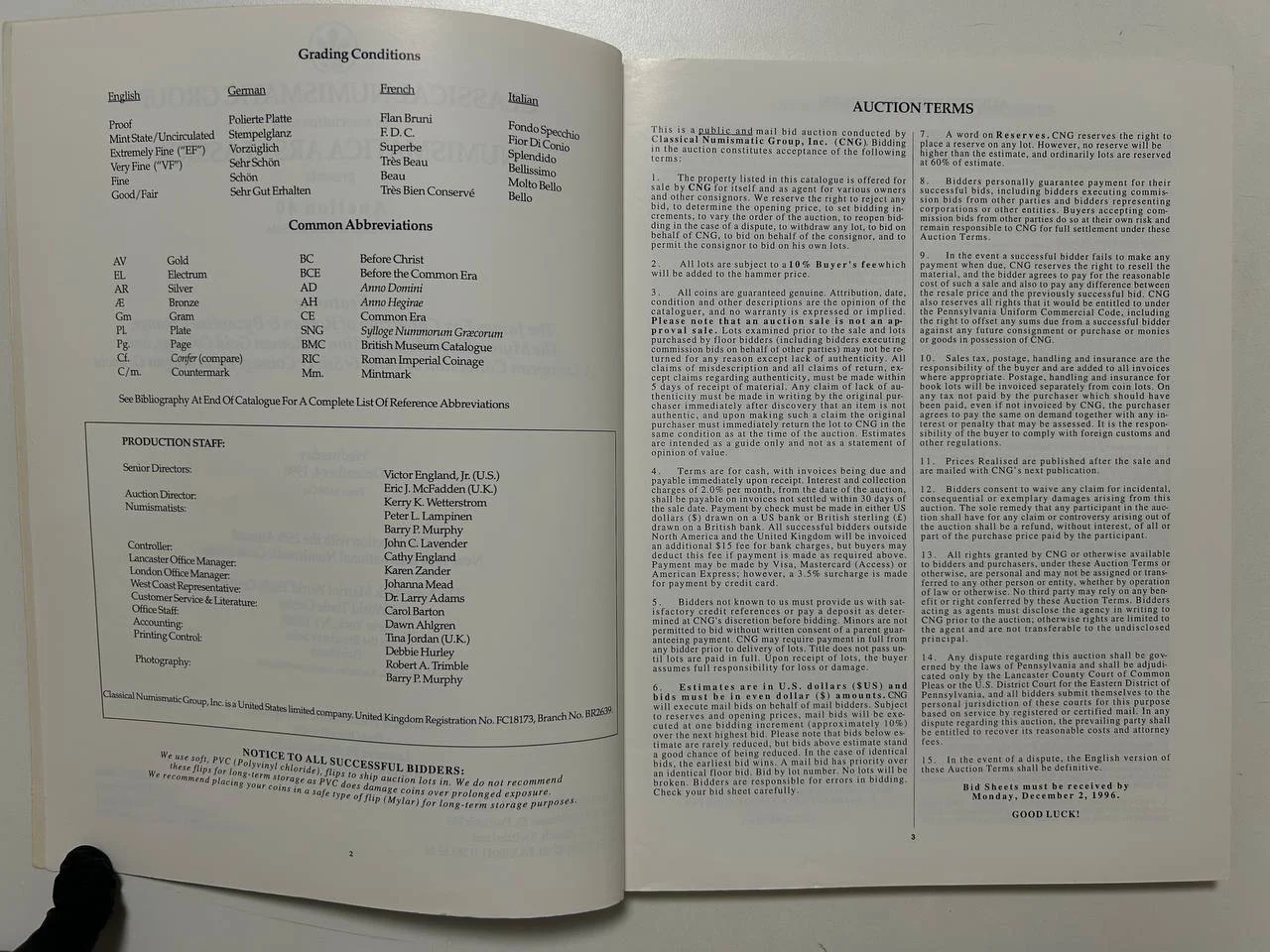 Каталог монет №40 Classical Numismatic Group & Numismatica ARS Classica 2012 USA - миниатюра 3