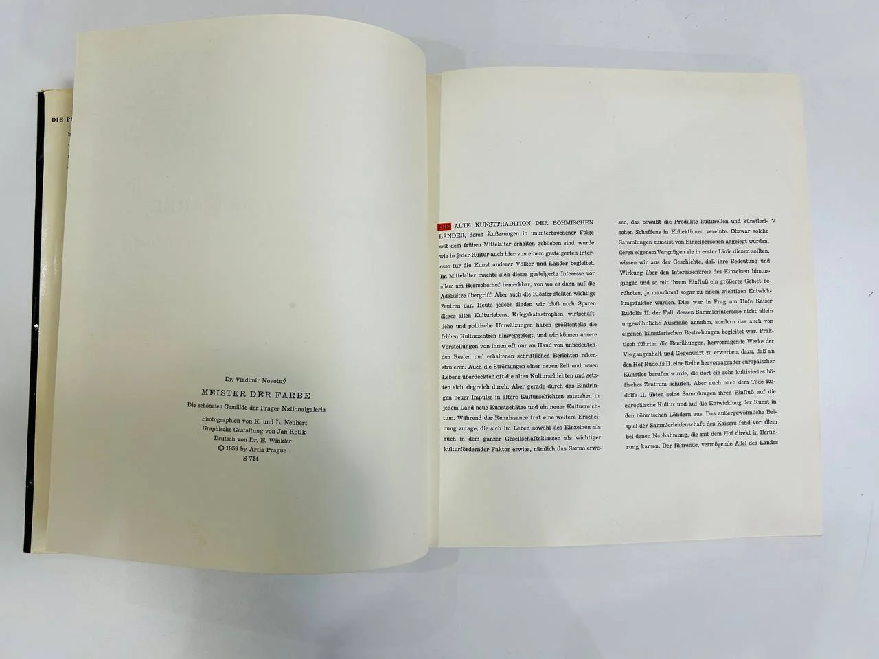 Книга Meister der Farbe Vladimir Novotny 1959 год - миниатюра 5