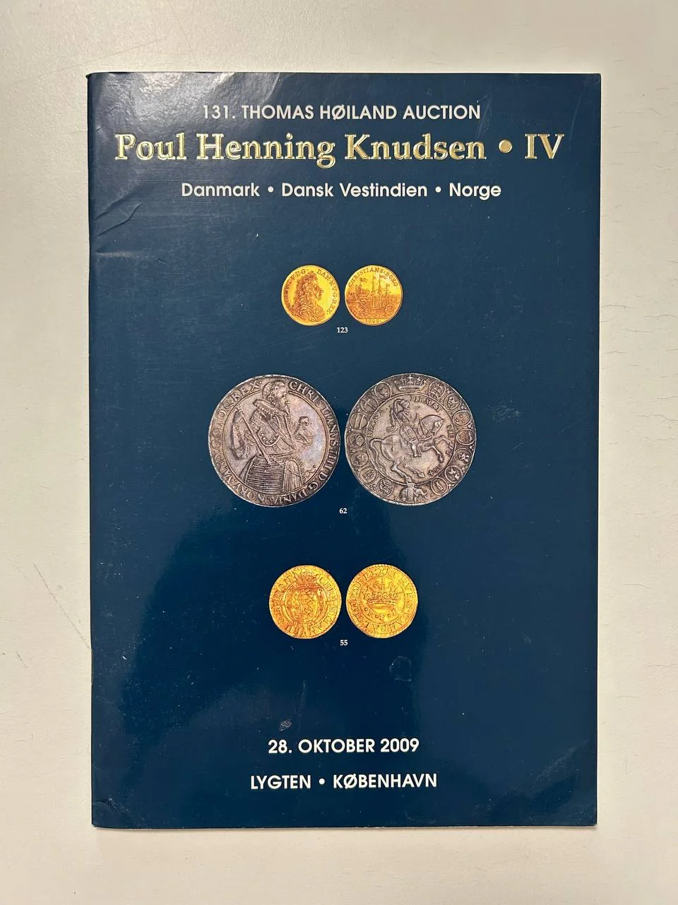 Каталог монет 131. THOMAS HOILAND ACTION Poul Henning Knudsen IV Danmark 28 October 2009 - изображение 1