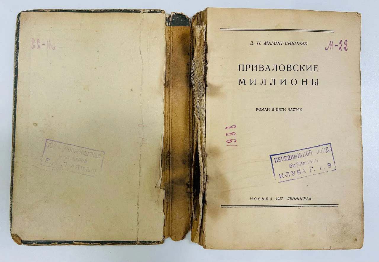 Книга Приваловские миллионы Д.Н. Мамин-Сибиряк 1927 год - миниатюра 2