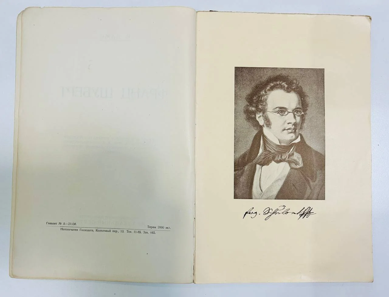 Книга Франц Шуберт В. Дамс 1928 год - миниатюра 3