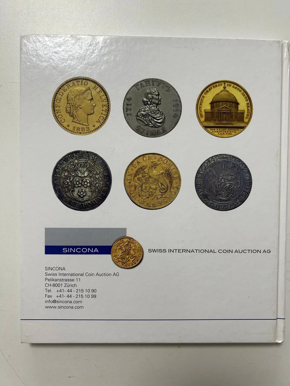 Каталог монет Numismatic Rarities Auction 5 Sincona AG 23 May 2012 Zurich - миниатюра 7