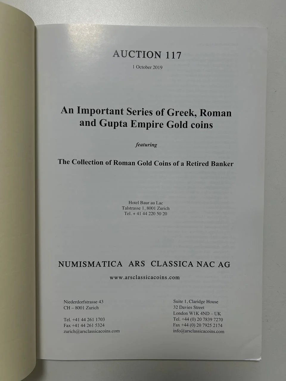Каталог монет №117 Numismatica Ars Classica greek roman coins 2019 - миниатюра 2