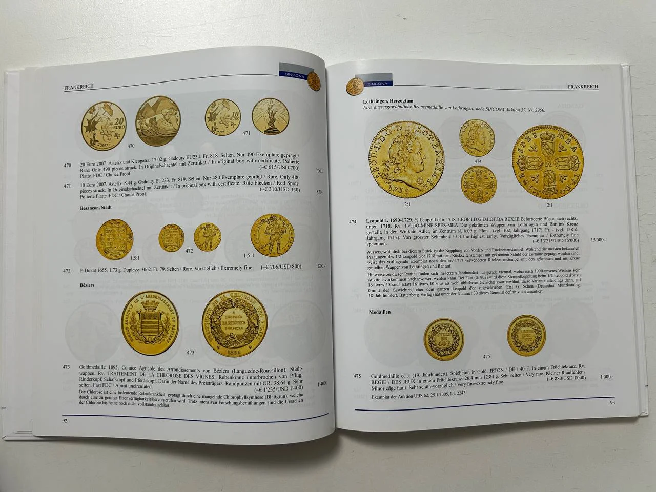 Каталог монет Gold Coins and Medals Auction 54 Sincona AG 20 May 2019 Zurich - миниатюра 5