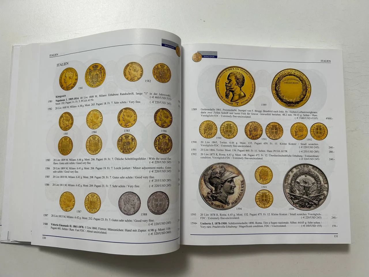 Каталог монет Gold Silver Coins Medals Decorations Auction 59 Sincona AG 22/23 October 2019 Zurich - миниатюра 6
